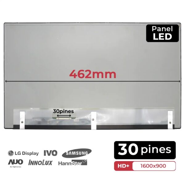 Ecrã para Portátil LED 20'' Samsung LTM200KT12-H01 1600x900 Mate 30 Pinos - Green Computer