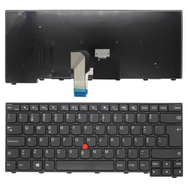 Teclado Português para Portátil Lenovo ThinkPad T431S T440 T440P T440S L440 L450 Edge E431 E440 Series - Substituição Original