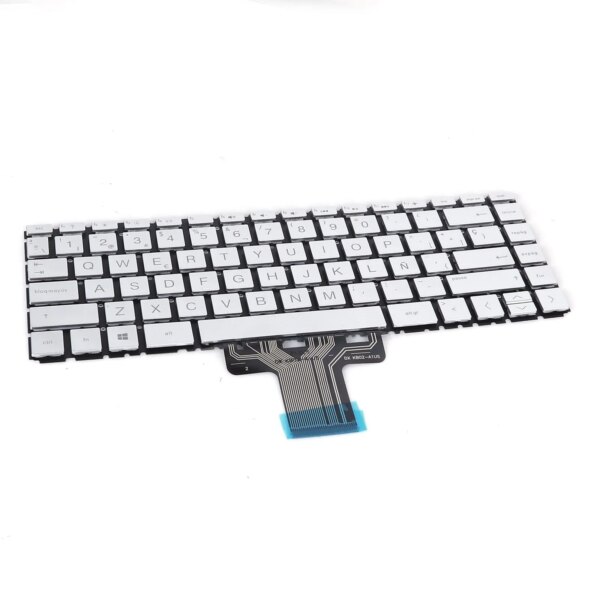 Teclado Prateado para Portátil HP Pavilion 14-DA 14-DF 14-DH 14-DK 14-DR 14-DQ Series | P/N L15600-001