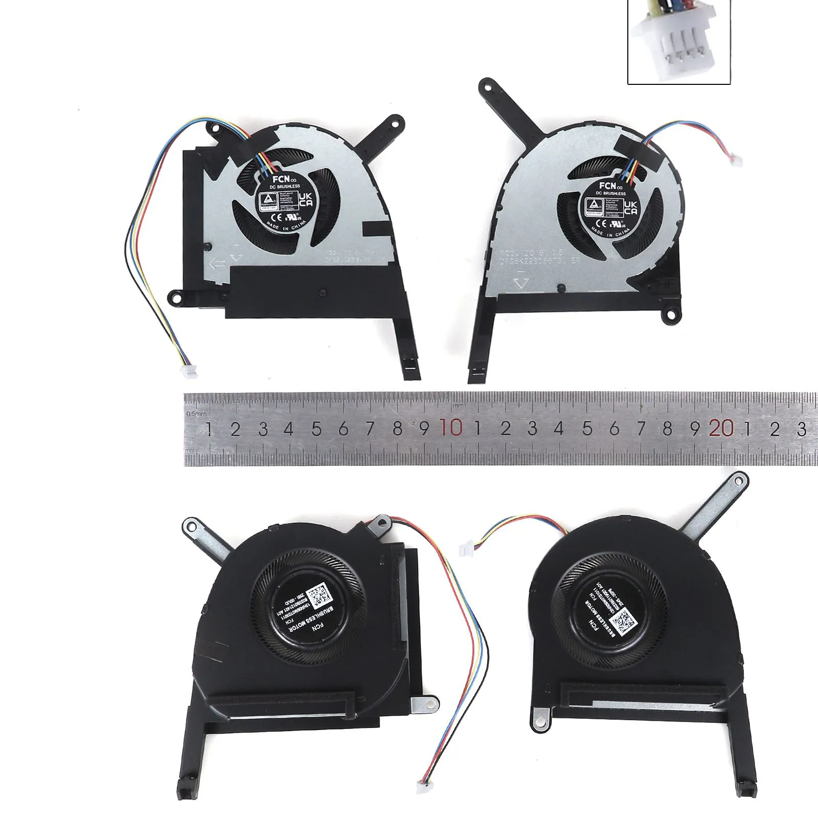 VENTILADOR PARA PORTÁTIL ASUS L+R FX507 FX507Z FA507R FX707ZR FA707 - Image 4