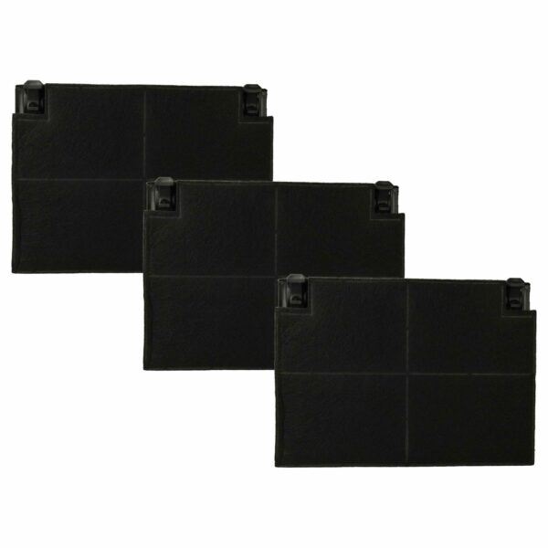 Filtro de Carvão Ativado Zanussi 19,5 x 13,9 x 2,2 cm - Substituição AEG 50248965001 (Pack 3)