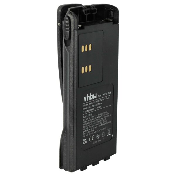 Bateria vhbw NiMH para rádio Motorola GP320, GP340, GP360, GP380 1800 mAh 7.2 V