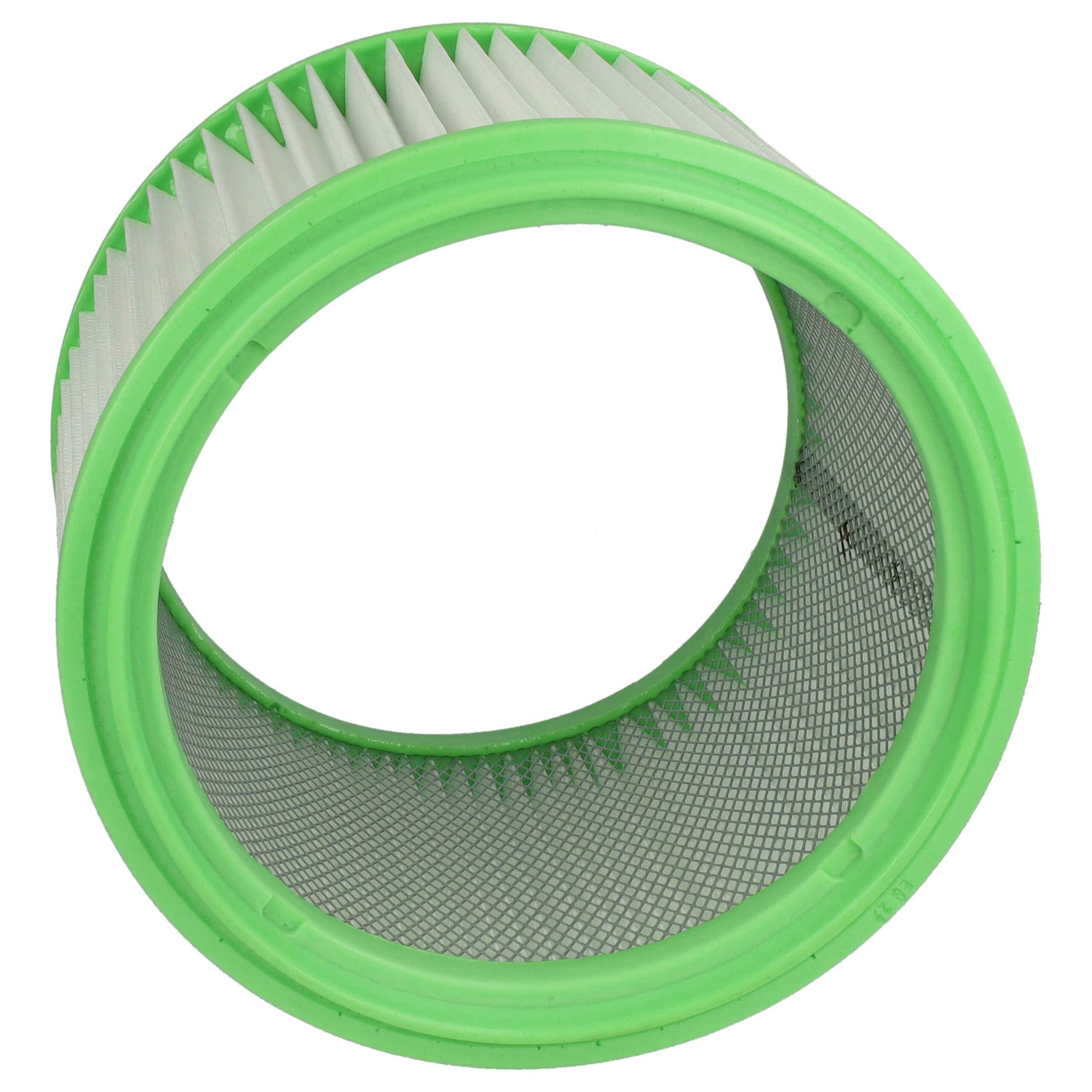 8x Filtro de Cartucho vhbw para Aspirador Gisowatt e Makita 413525 Branco / Verde - Image 4