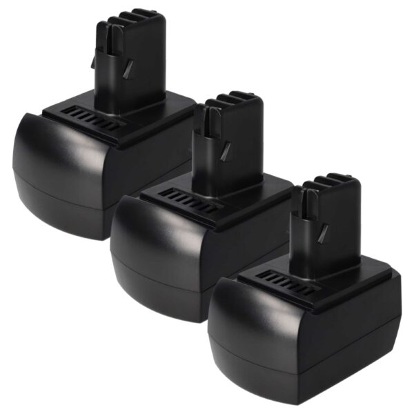 Bateria vhbw para Metabo 6.25471.00, 6.2547, 6.25471, 6.25470.00 - 1500 mAh, 9.6 V, NiMH (pack 3x)