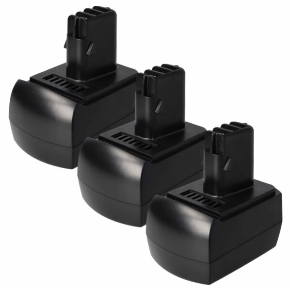 Bateria vhbw para Metabo 6.25471.00, 6.2547, 6.25471, 6.25470.00 - 1500 mAh, 9.6 V, NiMH (pack 3x)