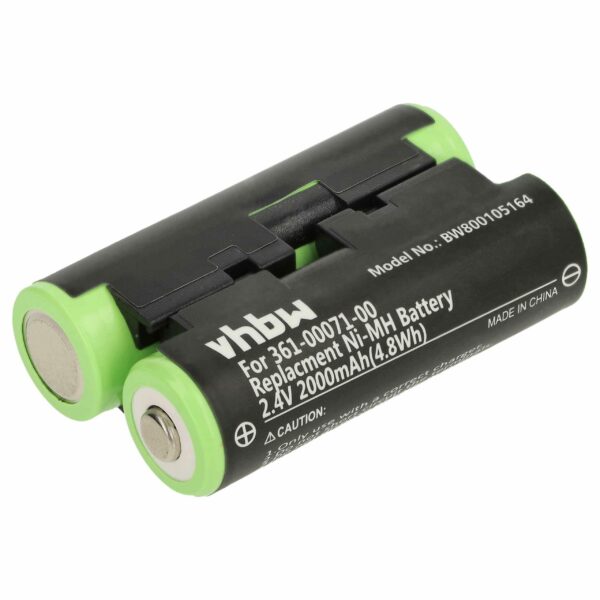 Bateria vhbw para Garmin GPS 361-00071-00, 010-11874-00 - 2000mAh, 2.4V