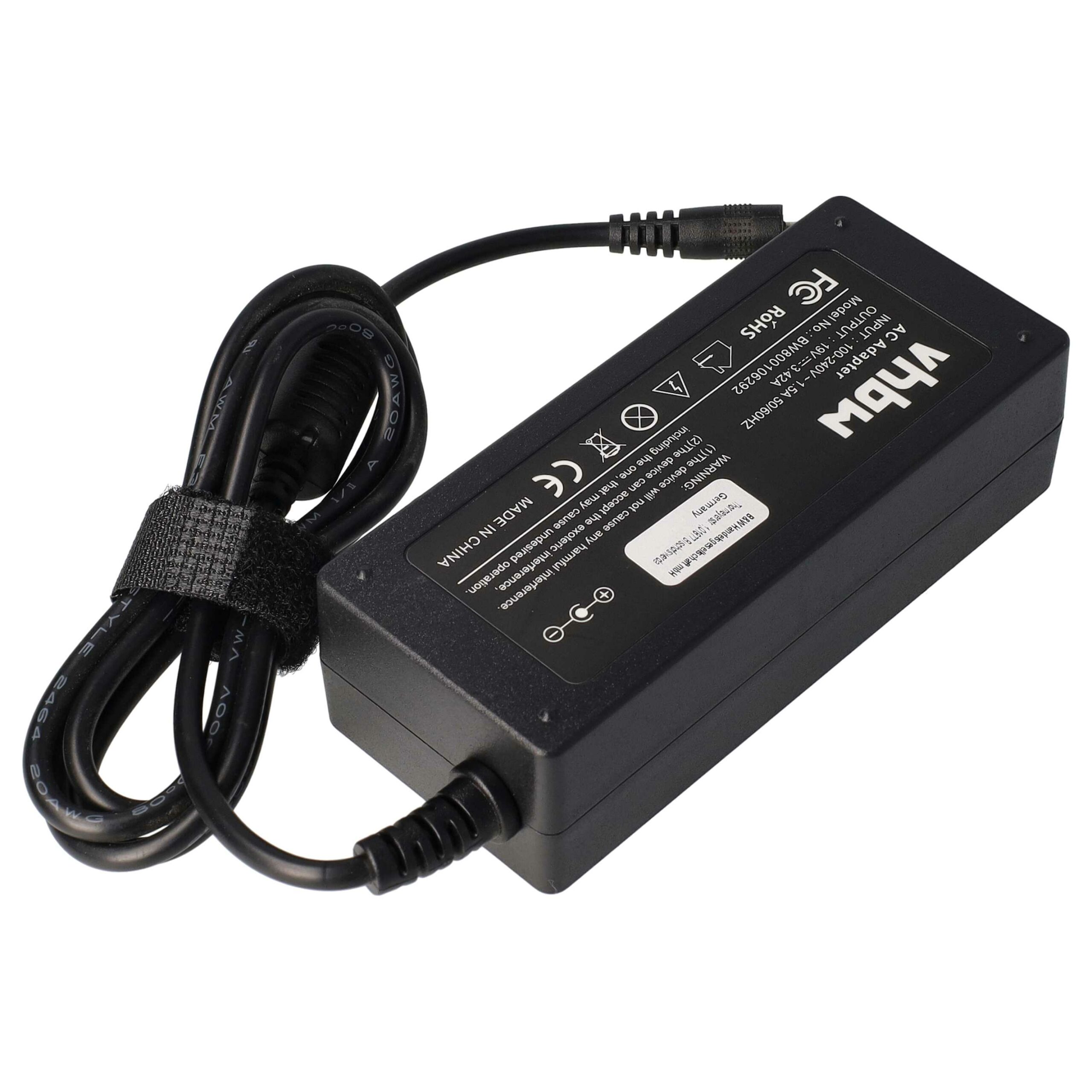 Adaptador de Alimentação para Portátil Acer vhbw - Substituição Lite-On PA-1650-02, 65 W, 200 cm - Image 4