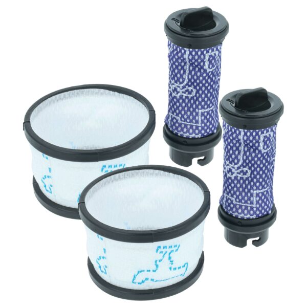Conjunto de 2x Filtros para Aspirador Inse N5, S6, S6P, S600 - vhbw