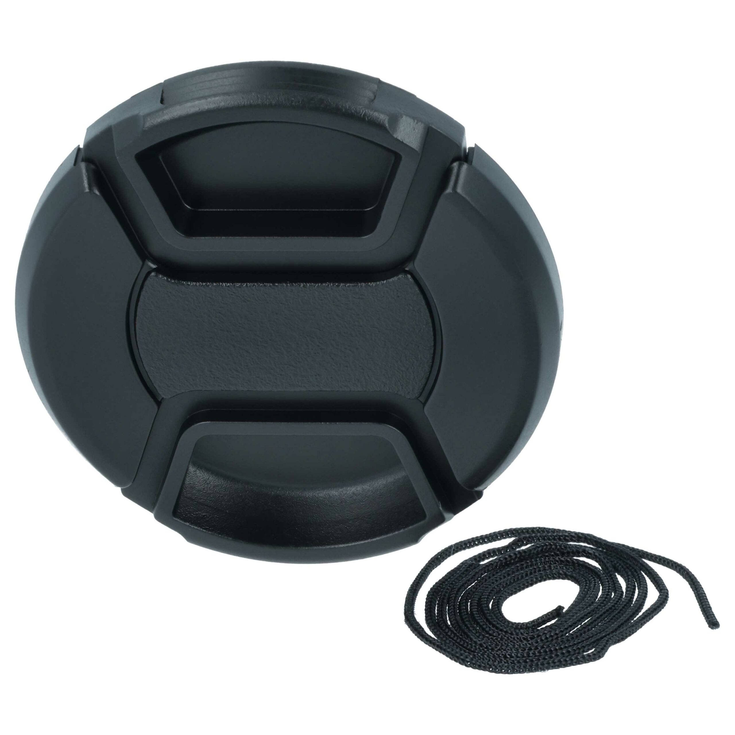 Tapa-objetivas vhbw 55 mm para Câmara - com Pega Interior, Plástico, Preto - Image 3