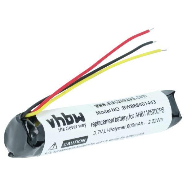 Bateria para Auscultadores Wireless Bose - vhbw AHB110520CPS 400 mAh 3.7 V Li-polymer