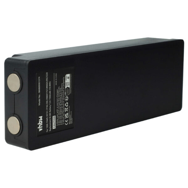 Bateria de Substituição vhbw para Controlo Remoto Palfinger/Scanreco IM6024 - 1500 mAh NiMH