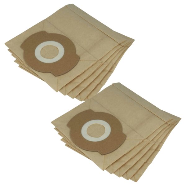 Pack 10 Sacos para Aspirador Bosch 2609256F34 - Papel