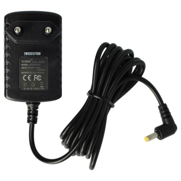 Adaptador de Corrente para Monitores de Pressão Omron M300, M500, X4 Smart, X7 Smart - 111 cm, 6 V - vhbw
