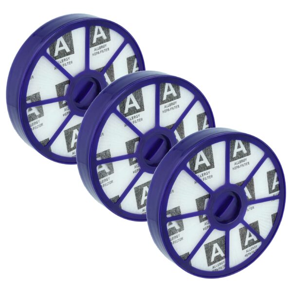 3x Filtro de Substituição Dyson 900228-01 para Aspirador Dyson vhbw