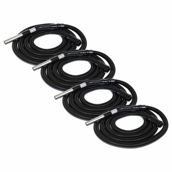 Mangueira de substituição vhbw para aspirador Lux Nilfisk 140 2782 000 - com pega, 5m, conector 32mm (pack de 4)