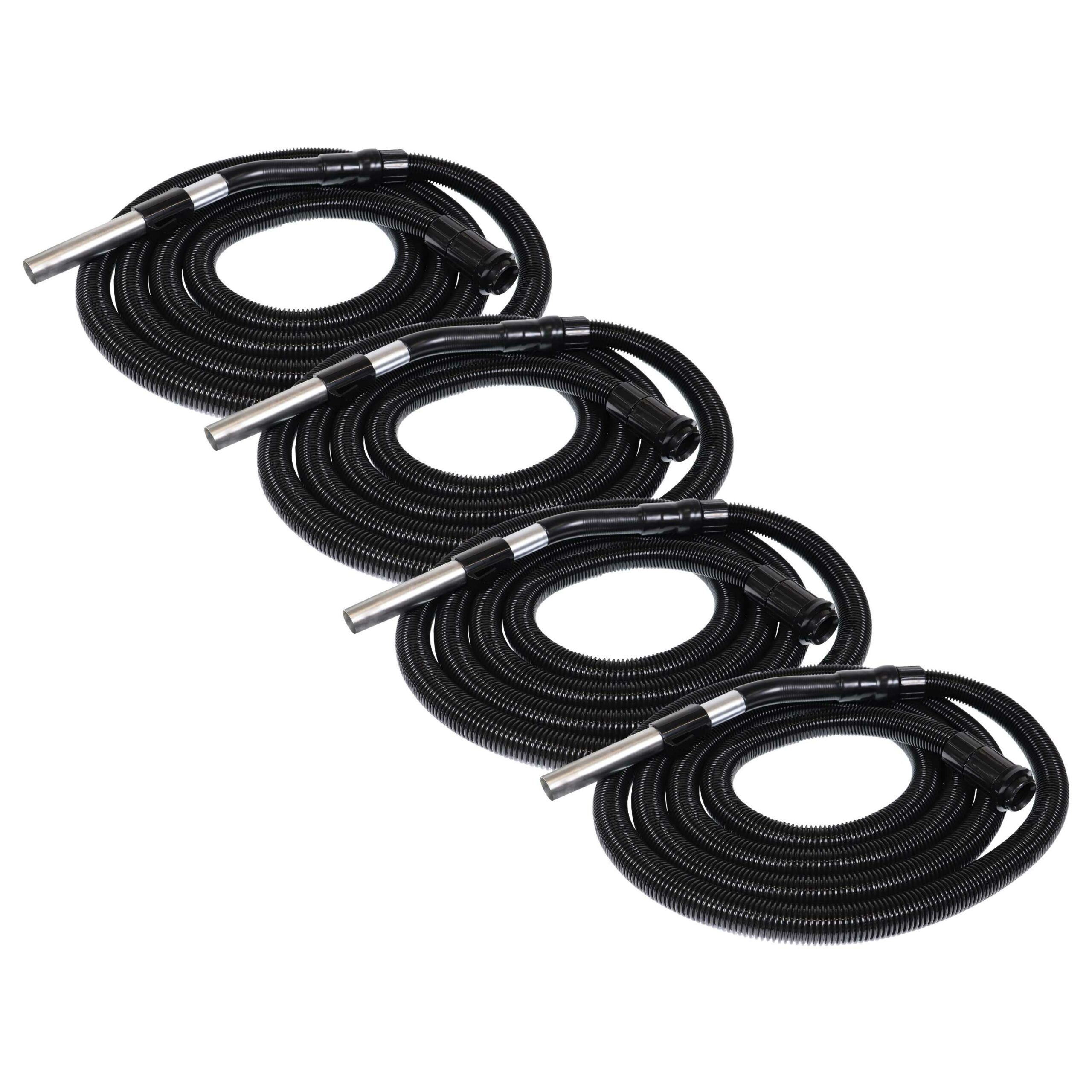 Mangueira de substituição vhbw para aspirador Lux Nilfisk 140 2782 000 - com pega, 5m, conector 32mm (pack de 4)