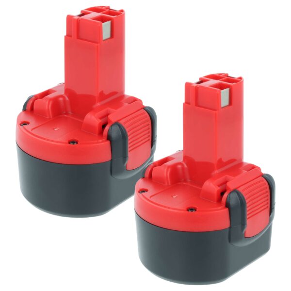 Bateria vhbw para Bosch 2607335260, 2607001380 - 3300 mAh, 9.6 V, NiMH (Pack 2x)