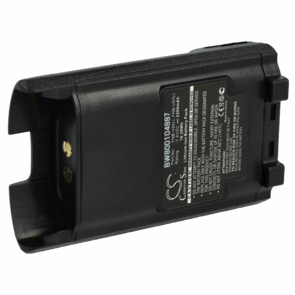 Bateria vhbw para Rádios Yaesu Vertex FNB-V87Li, FNB-V87, FNB-V86Li, FNB-V86 - 2200 mAh 7.4V Li-Ion