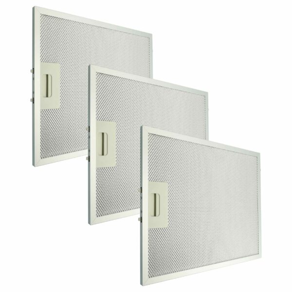 3x Filtro de Gordura em Metal Longa Duração vhbw para Klarstein 10034877