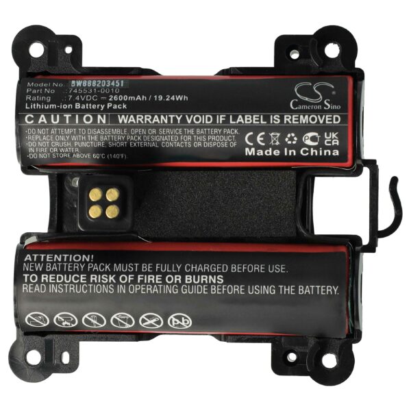 Bateria vhbw 2600 mAh para Bose SoundLink Revolve+ / Revolve Plus (substitui 745531-0010)