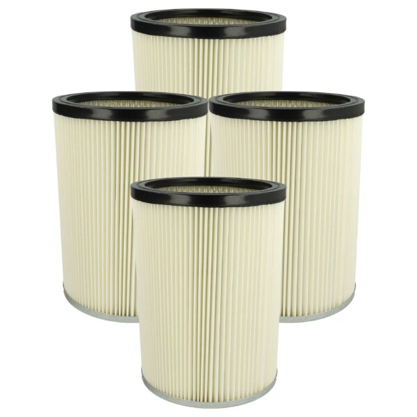 Jogo 4x Filtro Cartucho vhbw para Aspirador Kärcher 6.904-325.0, 6.904-048.0