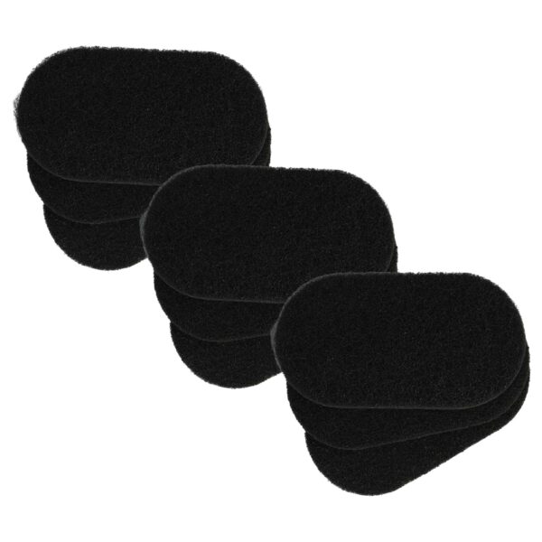 9x Filtro de Carvão Ativado vhbw para Fryer / Fritadeira Tefal Seb XA500024 - 6.5 x 9.1 x 0.9 cm