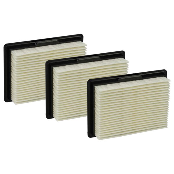 Pack 3x Filtros Cartucho para Aspiradores Bosch vhbw - Substituição 2607432046, 3165140790185, 4059952008400, 1.600.A00.2PS