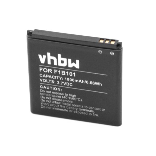 Bateria vhbw para Fairphone F1B201, F1B101 - 1800 mAh 3.7 V Li-Ion