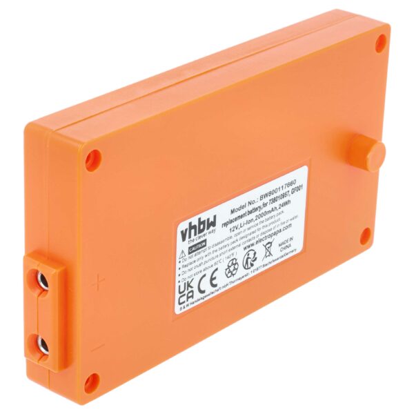 Bateria vhbw 2000 mAh para Comando Gross Funk RGRO1215, GF001, 738010957, 100-000-134