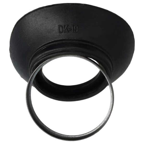 Oculógrafo vhbw compatível com Nikon DK-19 para Nikon D810a, plástico preto