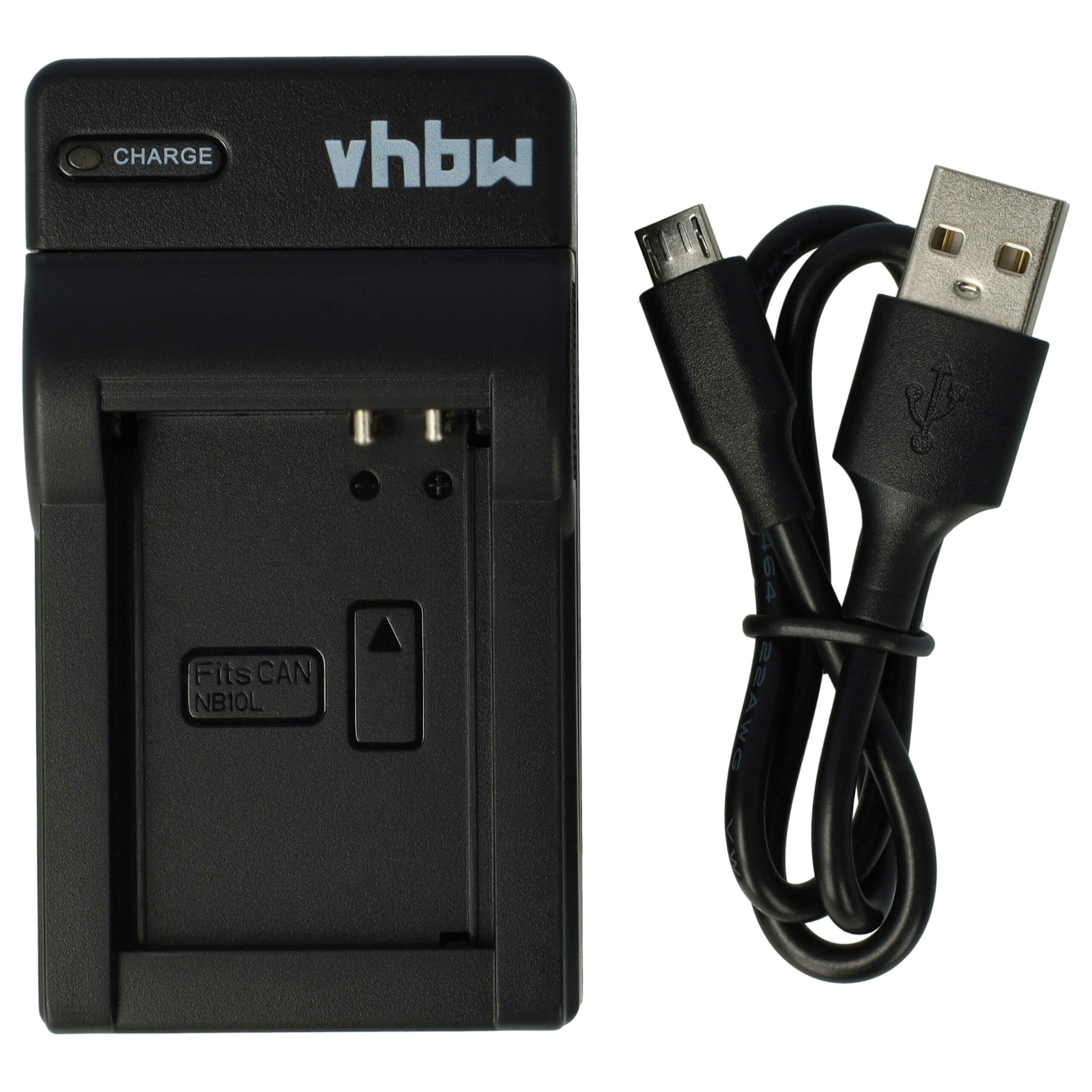 Carregador USB-C com Cabo para Canon PowerShot, SX60 HS, G1 X, G15 - vhbw 0.5 A