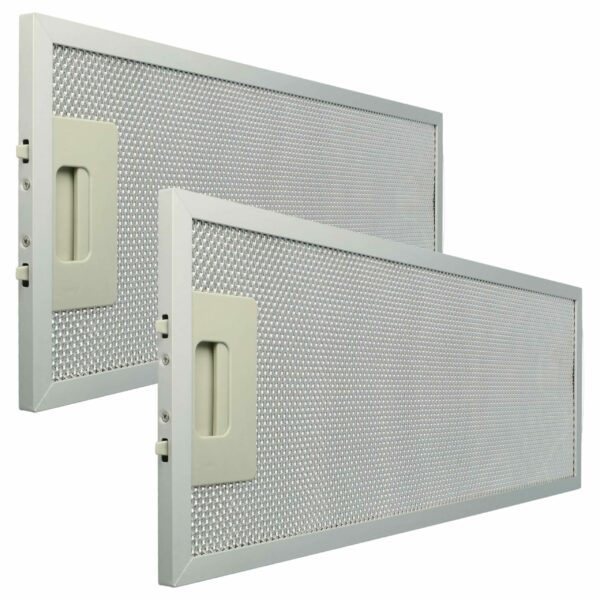 2x Filtro de Graxa Metal Longa Duração vhbw para Klarstein 10034875