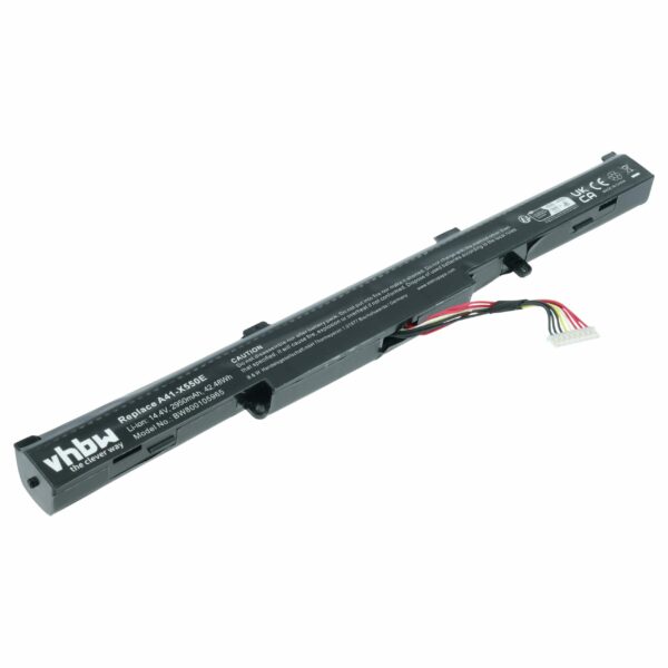 Bateria vhbw para Asus 0B110-00220000, 0B110-00220100, 0B110-00220200 - 2950 mAh 14.8 V Li-Ion