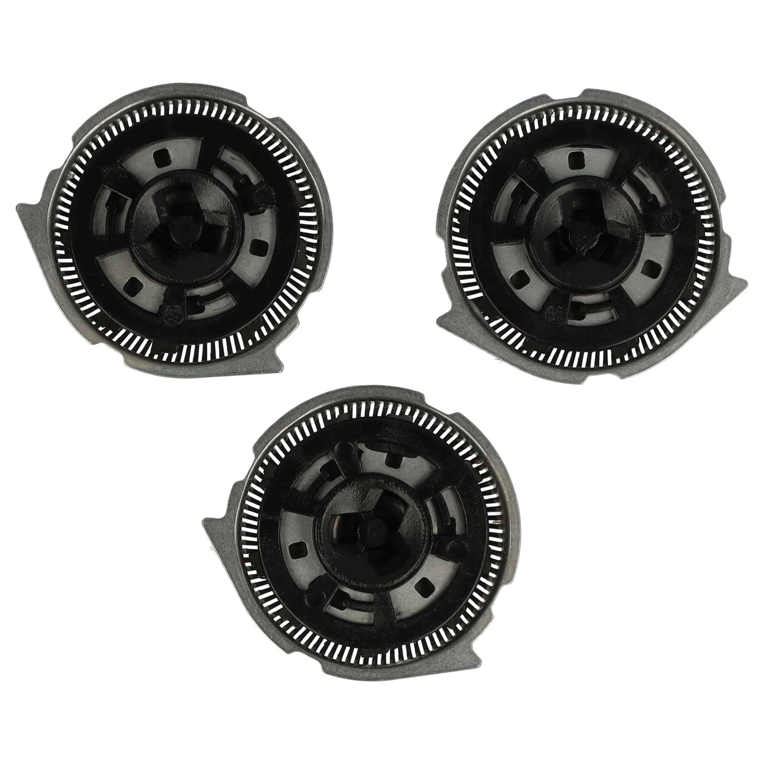 3 Cabeças de Corte Substitutas para Philips SH30, SH30/50 - vhbw, Prata - Image 2