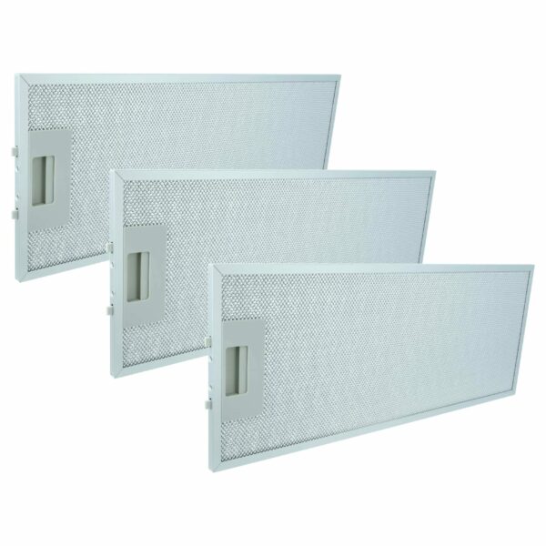 Pack 3x Filtro de Gordura de Metal vhbw para Siemens 00352813
