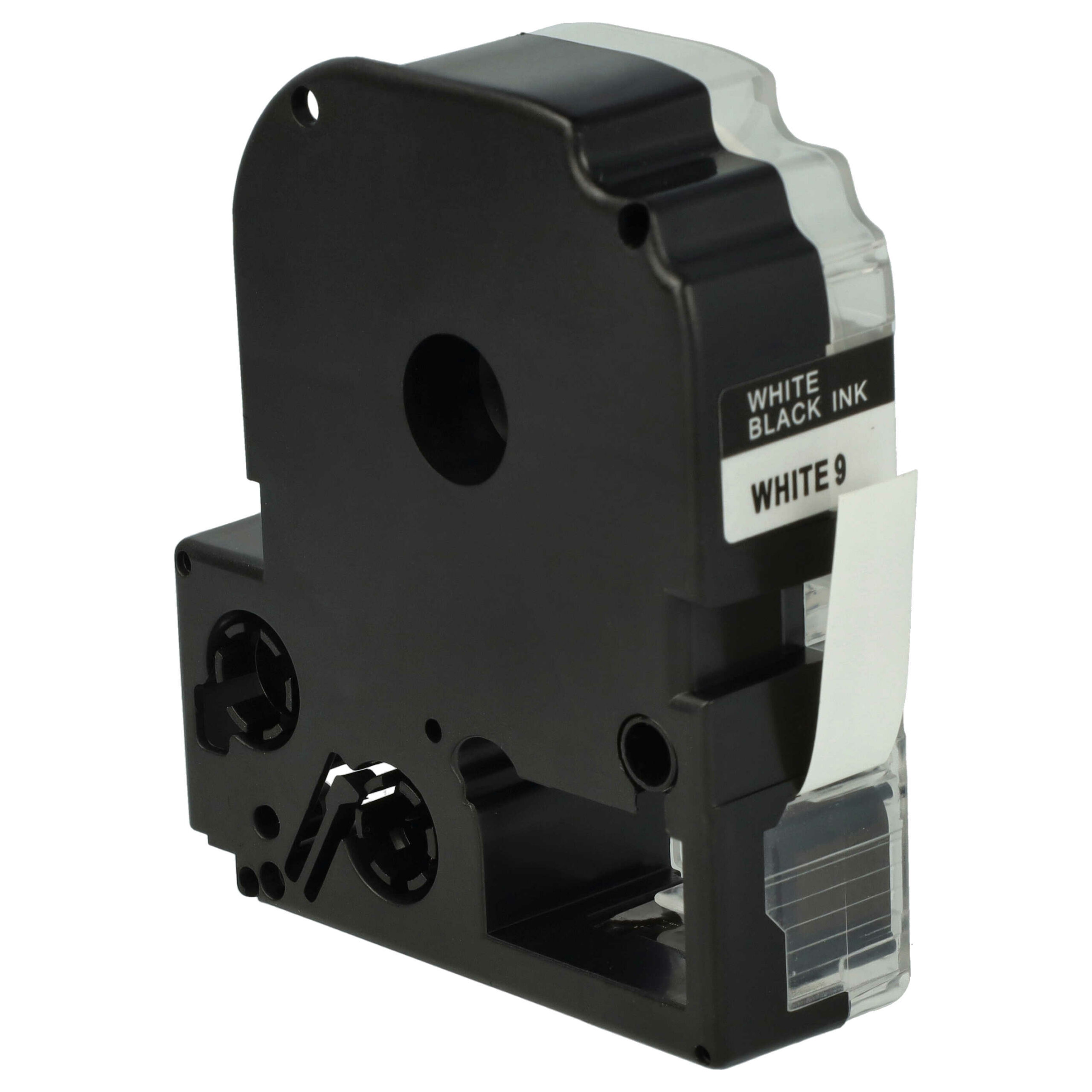 10x Fitas de Etiquetas vhbw para Epson SS9KW, LC-3WBN - 9 mm Preto sobre Branco - Image 4