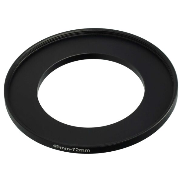 Anel Adaptador Step-Up vhbw de 49 mm para 72 mm para Lentes de Câmara
