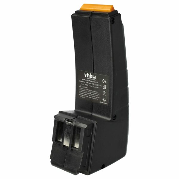 Bateria vhbw para Festo Festool CCD9.6, CDD9.6, CCD9.6FX, CCD9.6ES - 2100 mAh, 9.6 V, NiMH