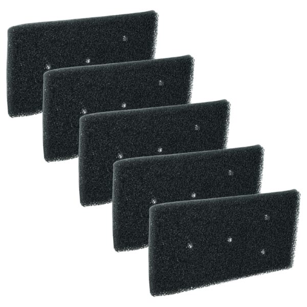 Conjunto de Filtros de Espuma (5x) Compatível com Secadores Whirlpool / Bauknecht 481010716911