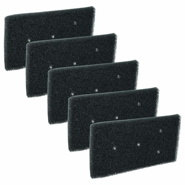 Conjunto de Filtros de Espuma (5x) Compatível com Secadores Whirlpool / Bauknecht 481010716911