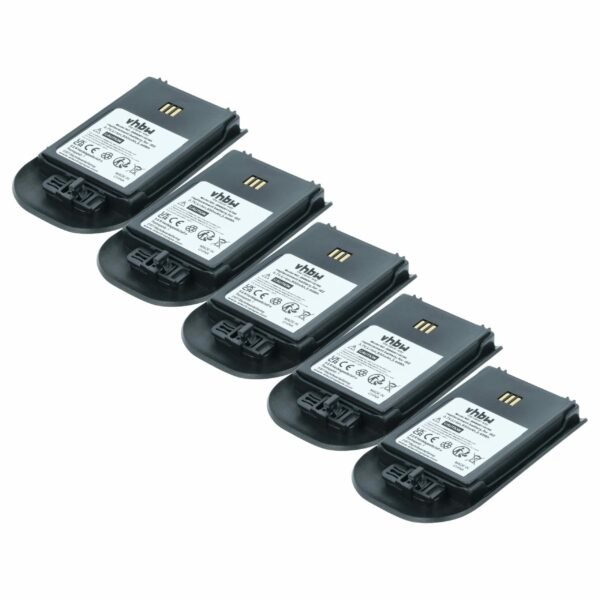 5x Bateria vhbw 3BN78404AA para telefone fixo Ericsson e Alcatel - 930 mAh 3.7 V Li-Ion