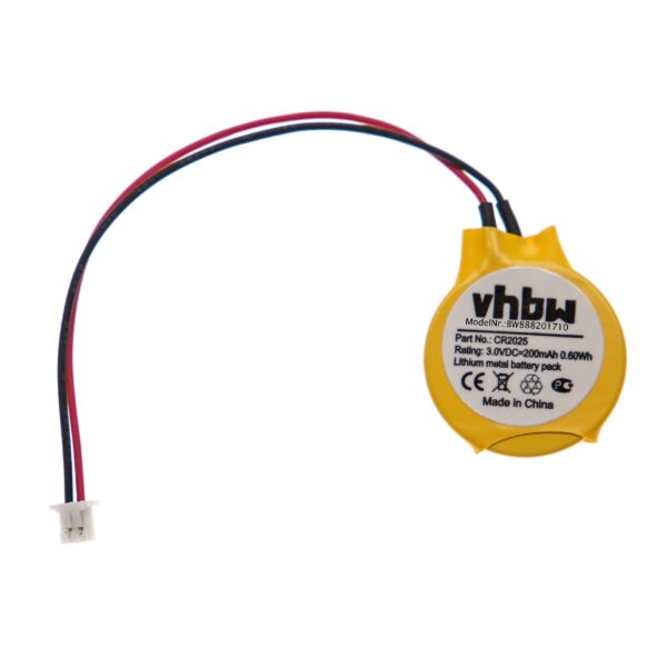 Bateria de Substituição BIOS para Portátil vhbw B70600 - 200 mAh 3 V Li-Mn