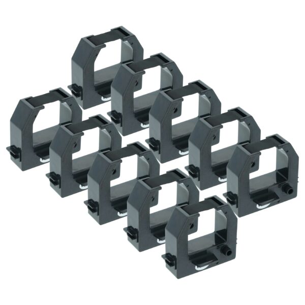 Pack 10x Fita Tinteiro Compatível CE-319250, CE-319252 para Impressora Matricial e Recibos - Preto