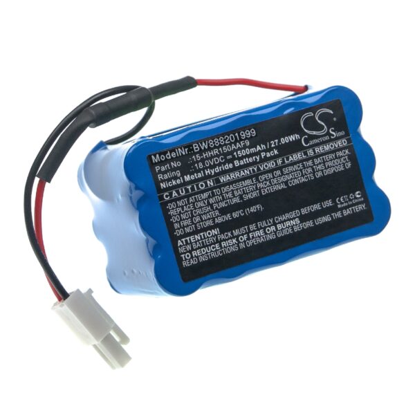 Bateria vhbw 15-HHR150AAF9 para Philips - 1500mAh, 18V, NiMH