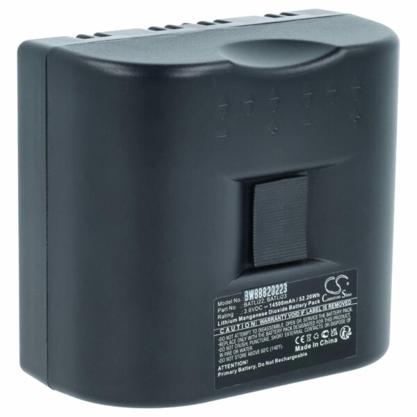 Bateria vhbw para Sistemas de Alarme Daitem MPU01X, BATLI23, BATLI22 - 14500 mAh 3.6 V Li-MnO2