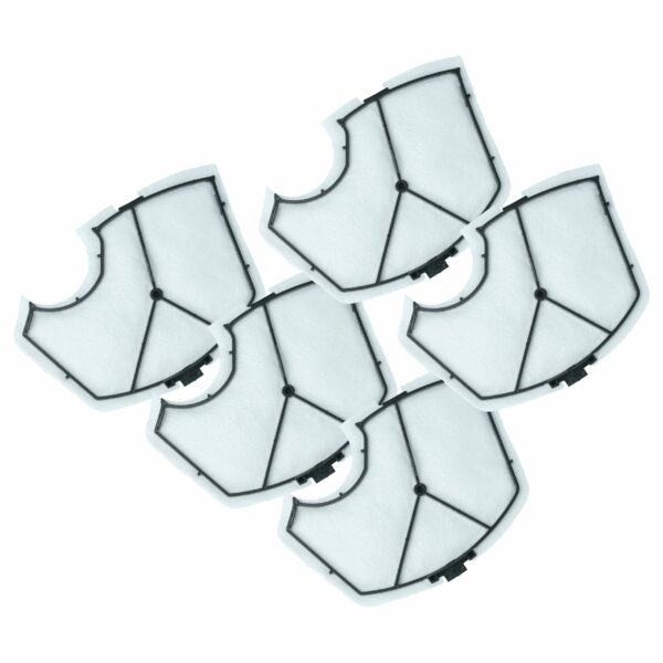 Pack de 5 Filtros para Motor Vorwerk Kobold VK140, VK150 - vhbw
