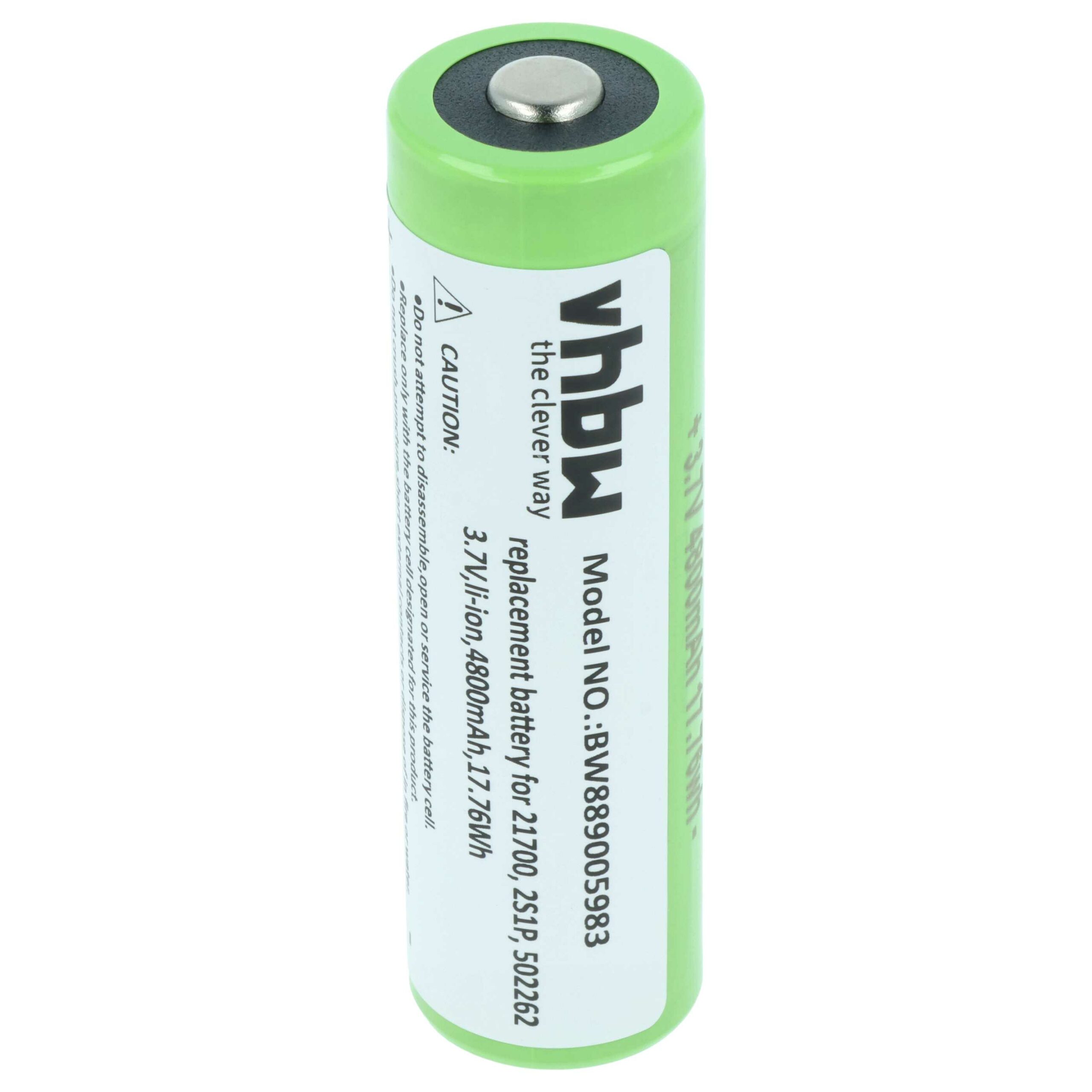 Bateria vhbw 3x 4.8 Ah 3.7V Li-Ion para Lanterna Ledlenser 2S1P 502262 - Image 3