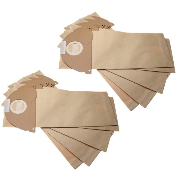 10x Saco de Papel para Aspirador Kärcher 69041670, 6.904-167.0 - vhbw