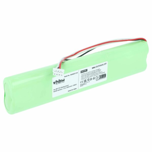 Bateria vhbw para Fluke BP1735 - 2500 mAh 7.2 V NiMH