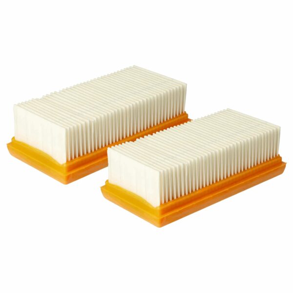 2x Filtro Plissado Plano / Filtro de Ar para Aspirador Makita - Substitui Flex 445.134